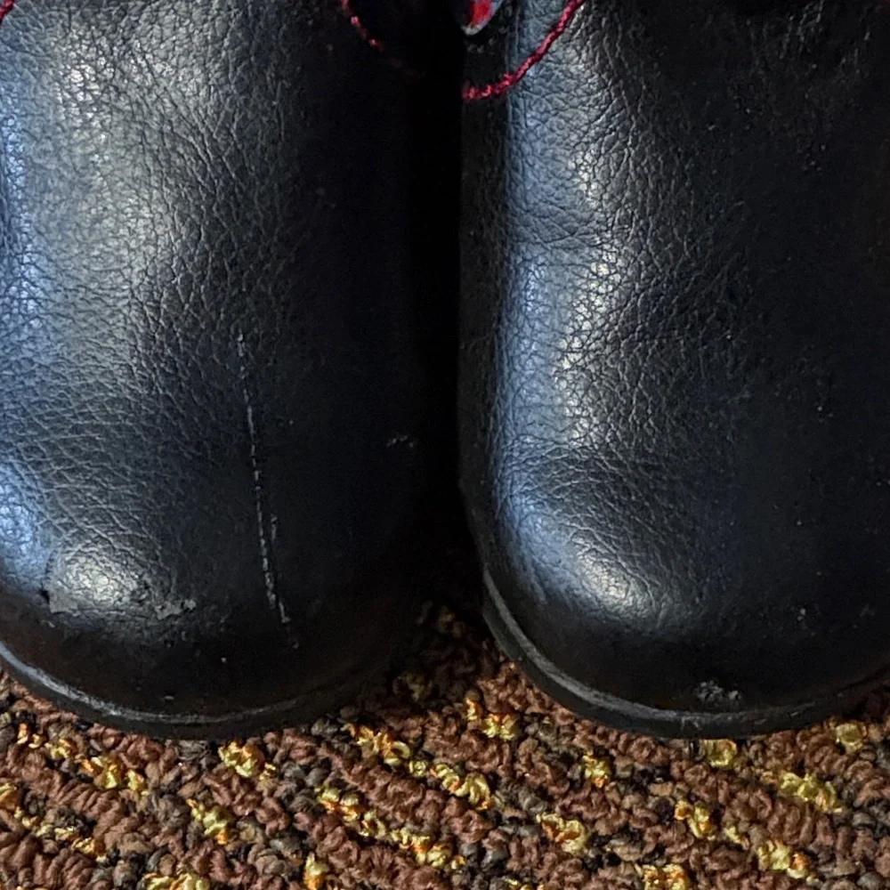 pediped Black and Scandi Fair Isle Colorful Knit and leather Boots size 27/US 10 - Picture 5 of 5